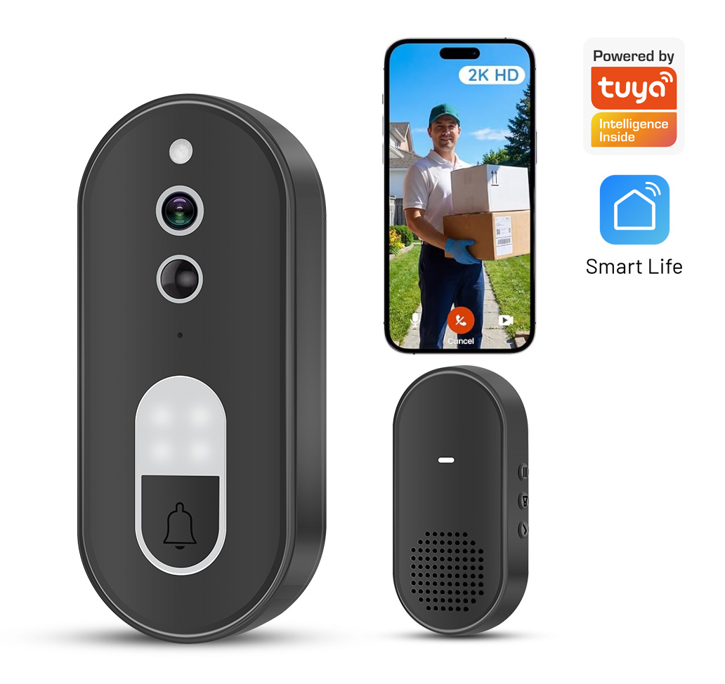 Home Security Google Camera - Tuya 1080P HD Bel Pintu Video
