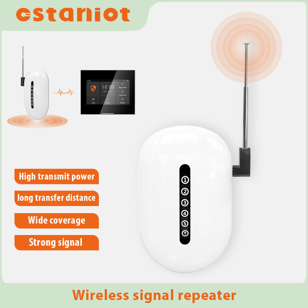 Home Security Bundle - Pengulang Sinyal Nirkabel 433MHz Penguat Jarak