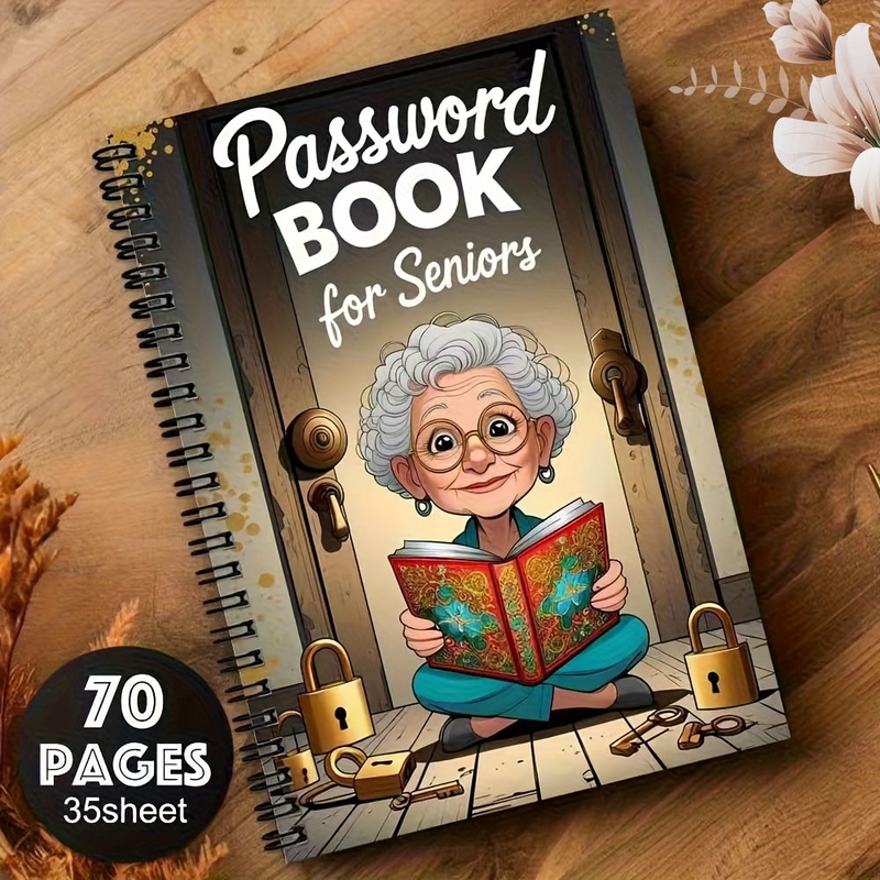 Home Security For Seniors - 2/5 Paket Buku Catatan Kata Sandi