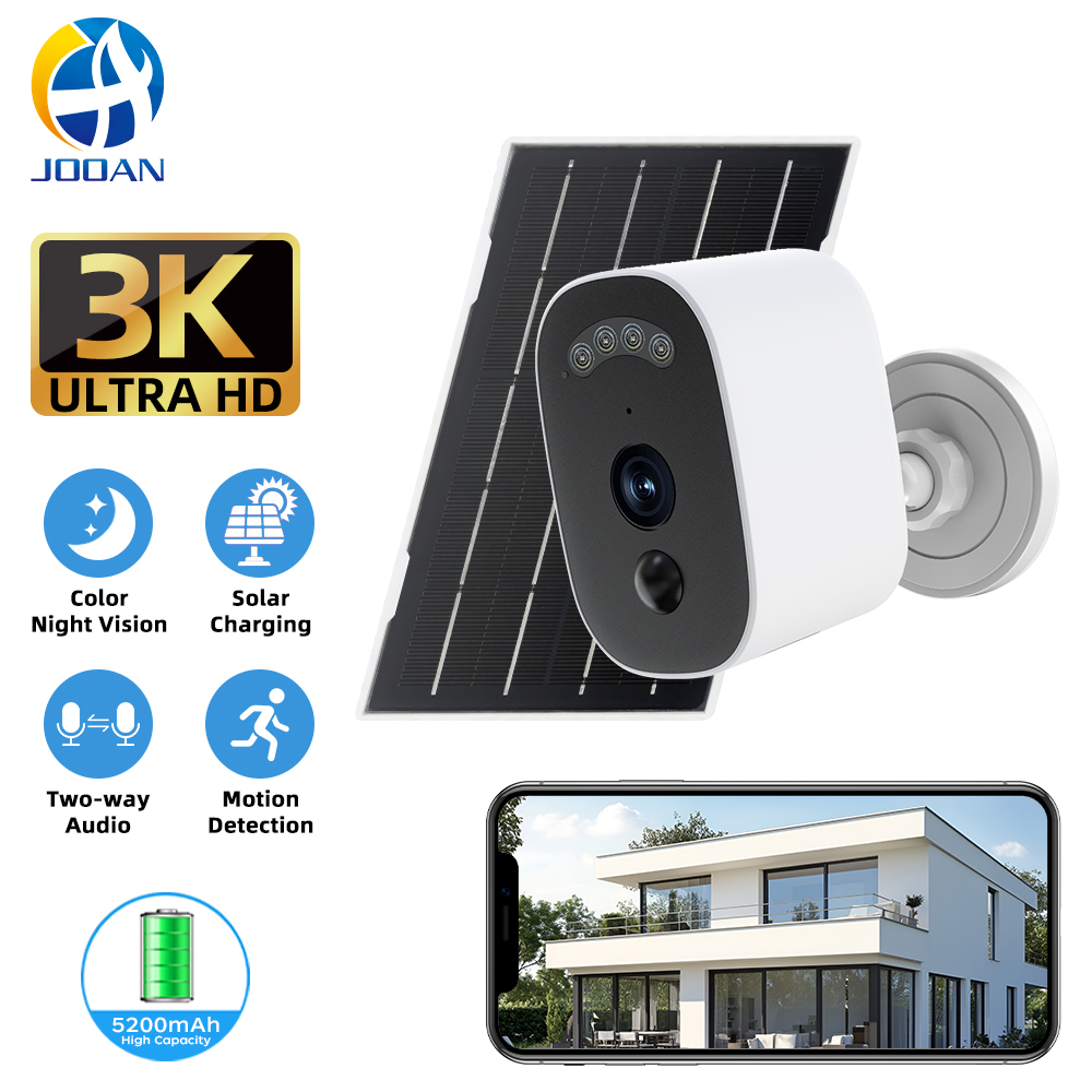Home Security Indoor Cameras - Jooan 3K HD Kamera Keamanan Tenaga