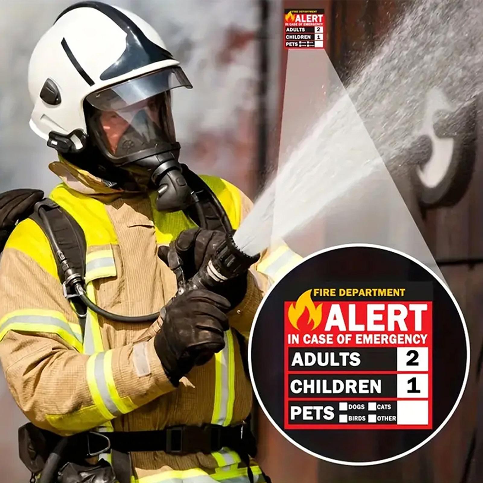 Home Security Department Us - Stiker Peringatan Kebakaran Hewan Peliharaan Poster