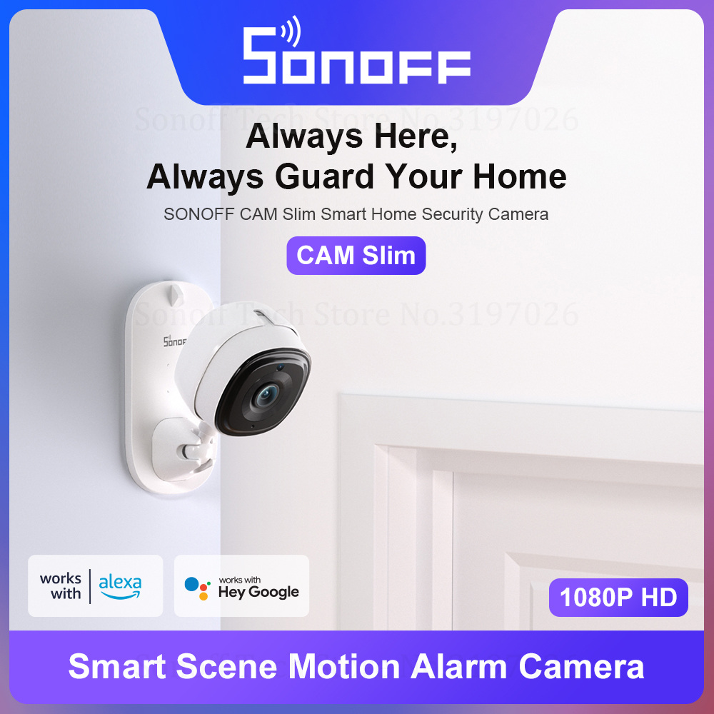 Home Security Google Camera - SONOFF kamera IOT Wi-Fi HD 1080P,