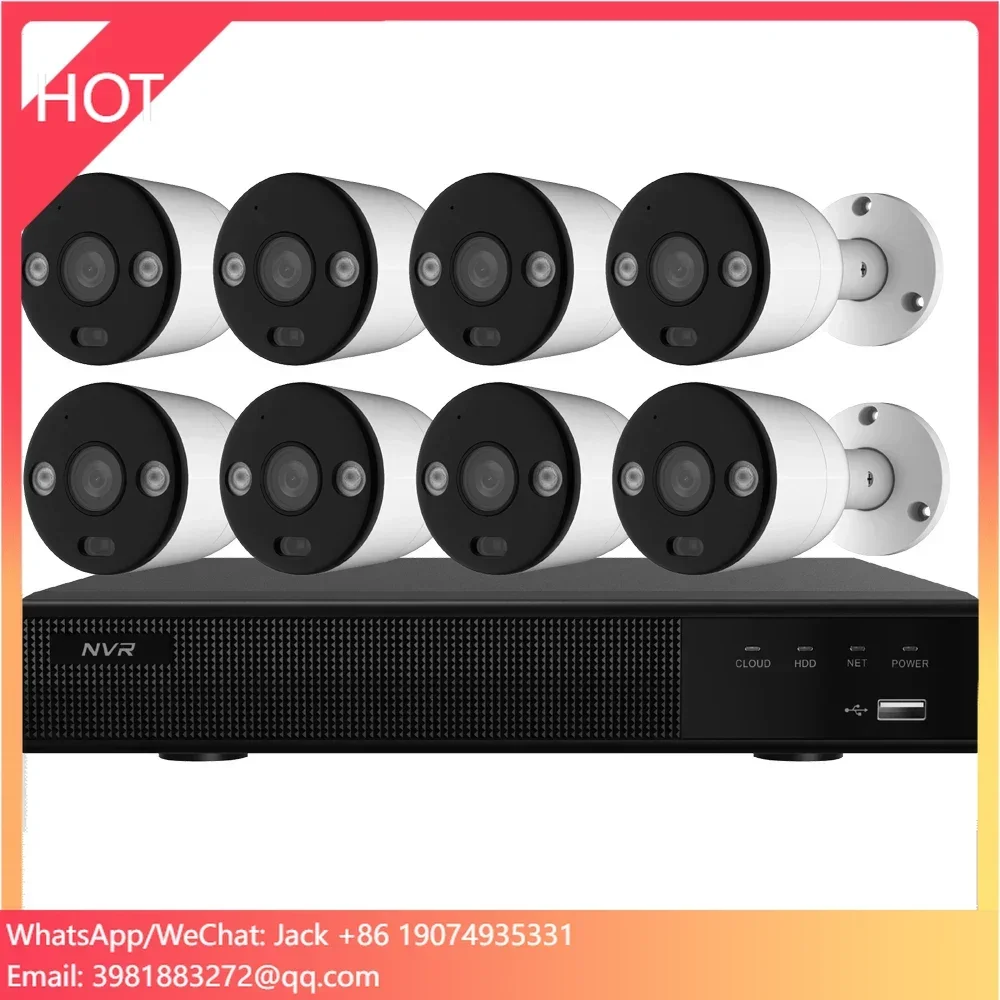 Home Security Indoor Cameras - Sistem Kamera Keamanan PoE 8CH 4K