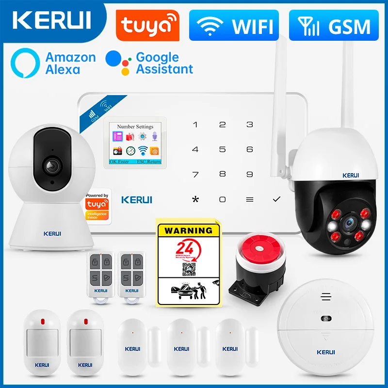 Home Security Google Camera - KERUI W181 Sistem Alarm Keamanan Rumah