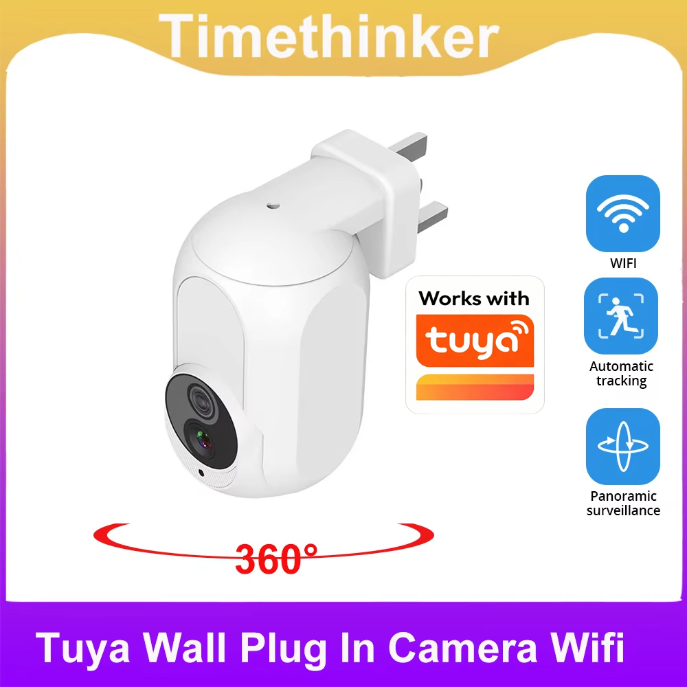 Home Security Google Camera - Kamera Wifi Tuya Wall Plug In