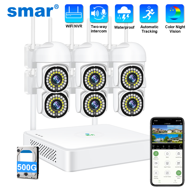 Home Security Indoor Cameras - Sistem Kamera Keamanan CCTV Nirkabel Smar