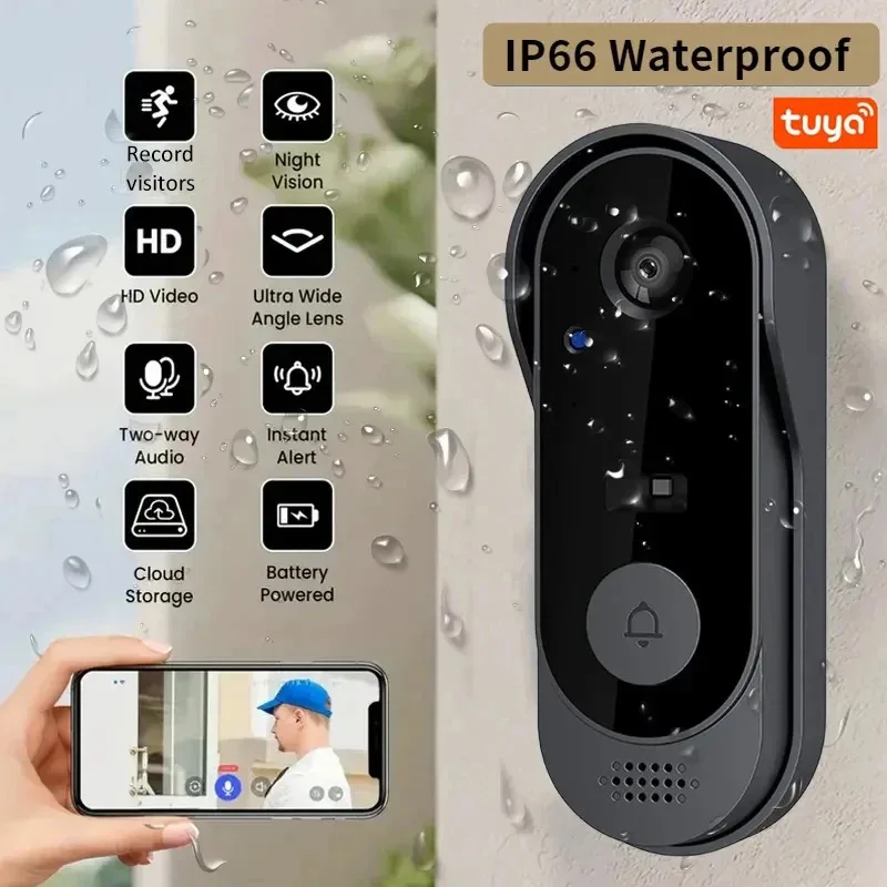 Home Security Bundle - Bel Pintu Tahan Lama Baru Dengan