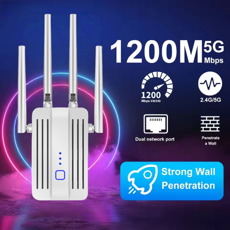 1200Mbps WiFi Repeater Extende - Home Security Bundle ulasan dan harga