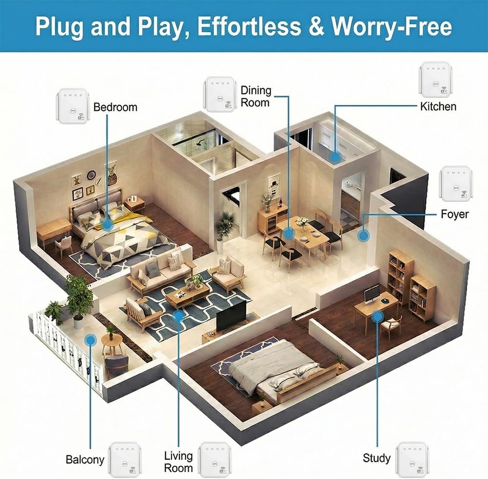 Penguat Sinyal WiFi Baru 2026  - Home Security Bundle ulasan dan harga