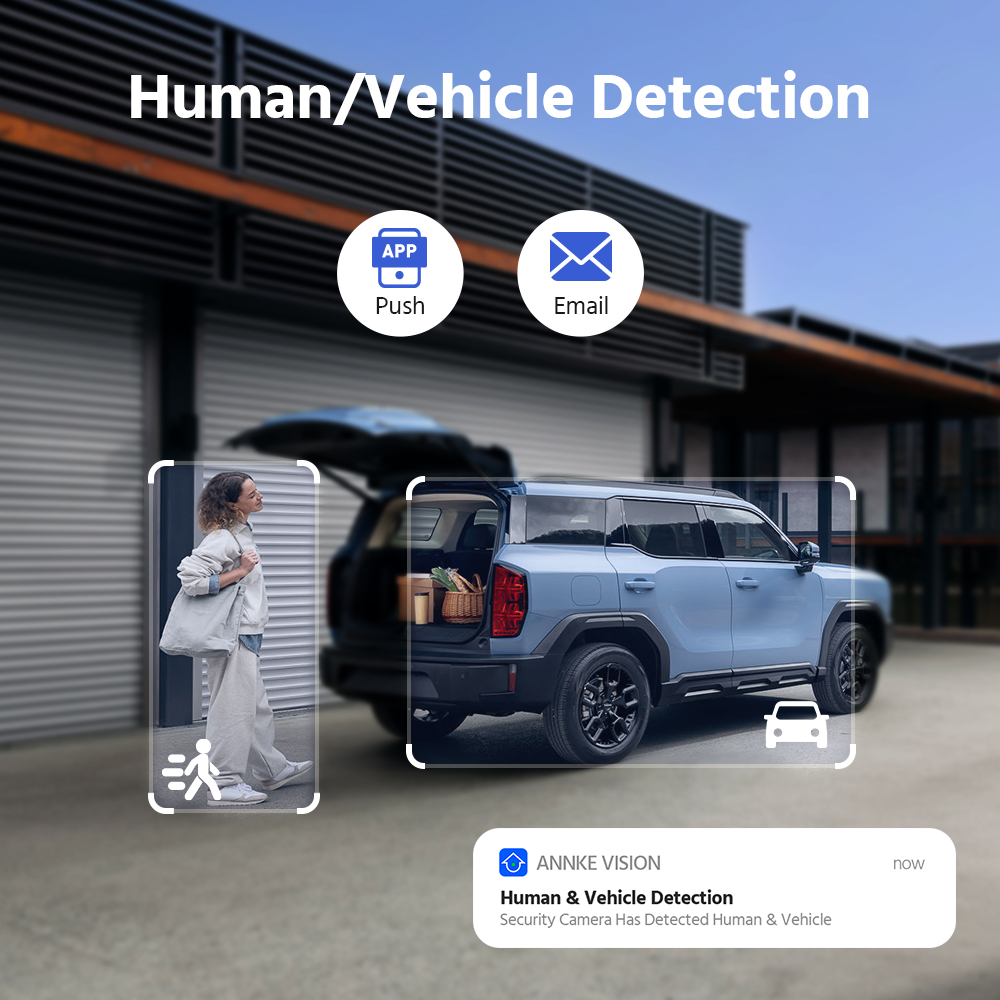 Sistem kamera keamanan ANNKE 4 - Home Security Outdoor Camera System ulasan dan harga