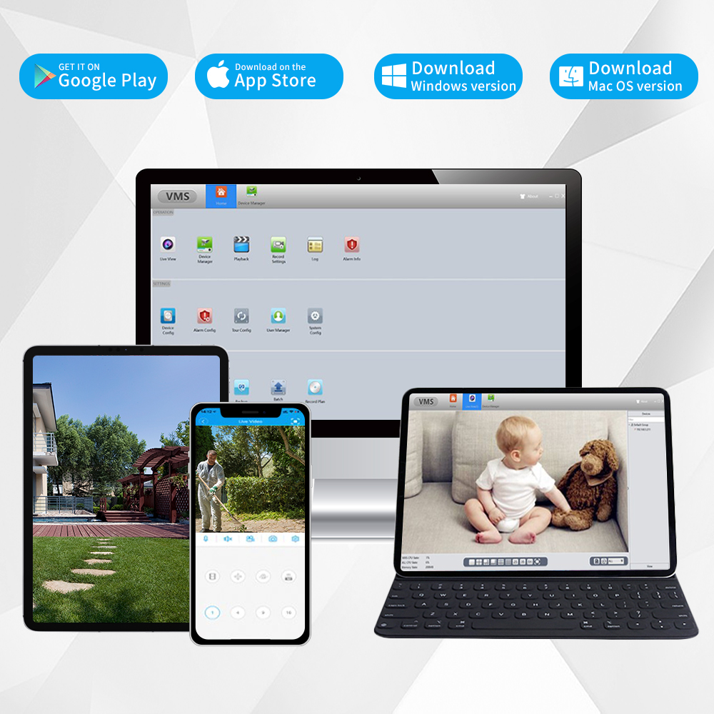 Kit Sistem Kamera Keamanan 4K  - Home Security And Camera Systems ulasan dan harga
