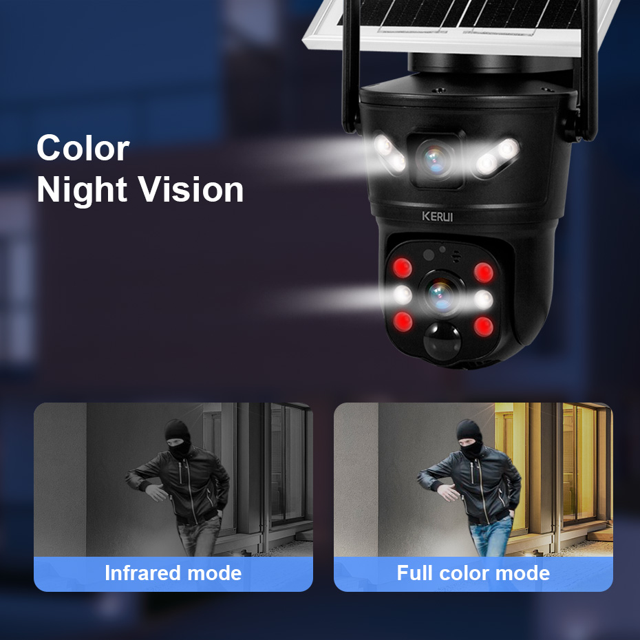 KERUI 6MP 4G SIM WiFi Kamera S - Home Security Indoor Cameras ulasan dan harga