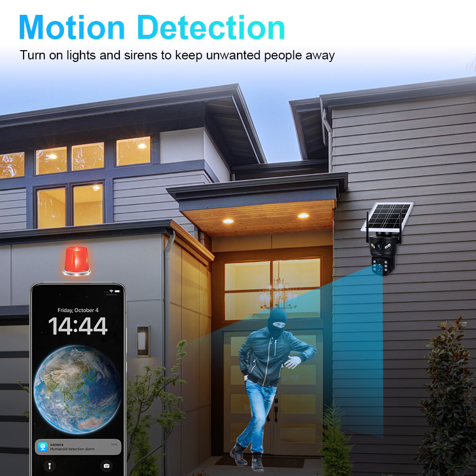 KERUI 6MP 4G SIM WiFi Kamera S - Home Security Indoor Cameras ulasan dan harga