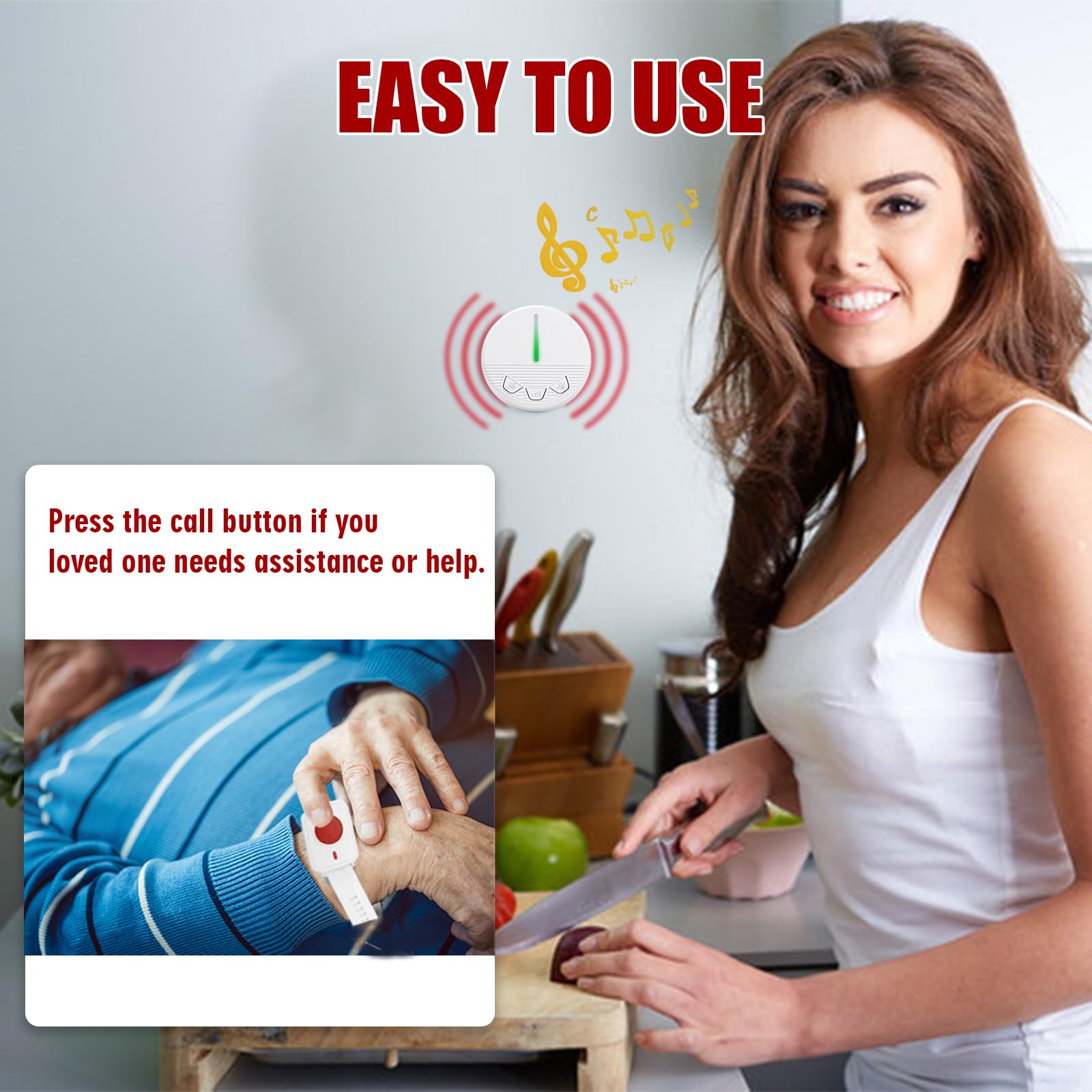 Tombol panggilan penjaga keseh - Home Security For Seniors ulasan dan harga