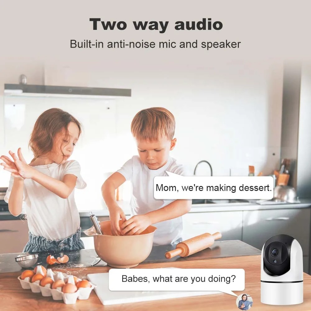 Kamera WiFi 6MP Tuya Smart Hom - Home Security Google Camera ulasan dan harga