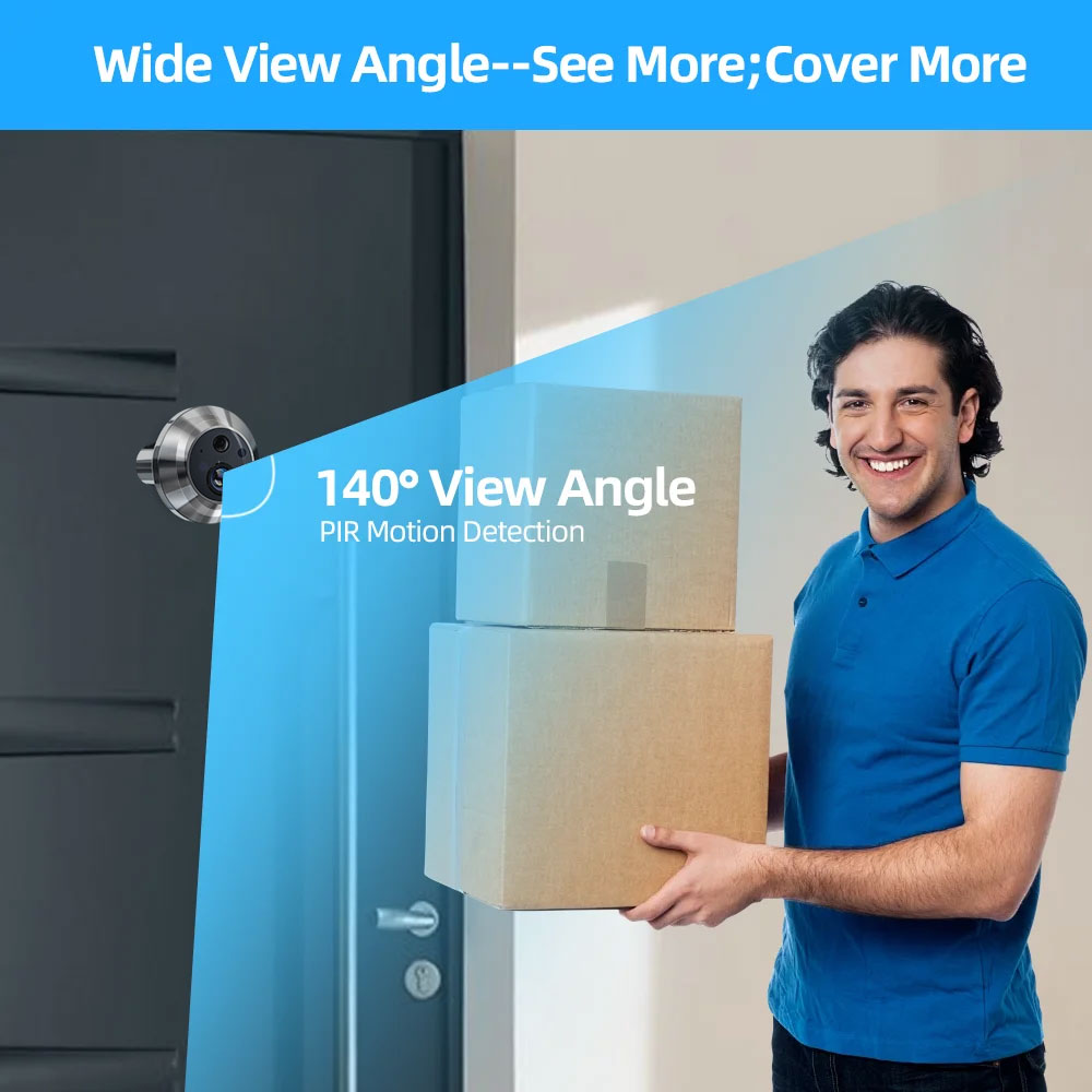 Kamera Pintu Lubang Intip Tuya - Home Security Google Camera ulasan dan harga