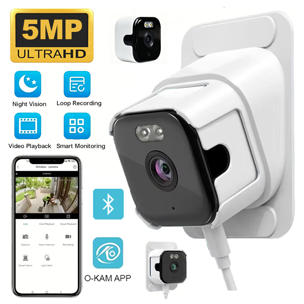 Kamera Keamanan Jendela 5MP, K - Home Security Google Camera ulasan dan harga