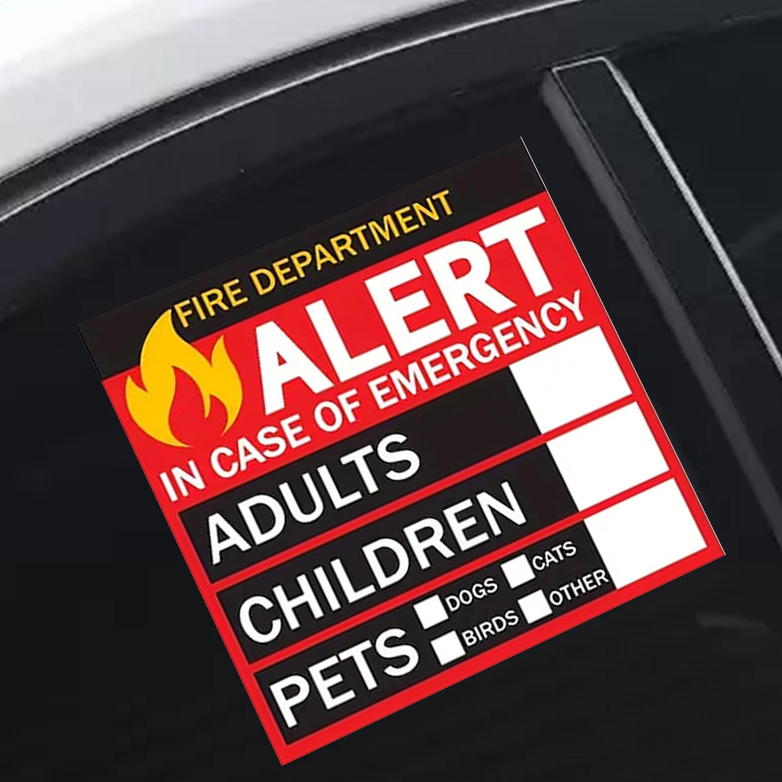 Stiker Peringatan Kebakaran He - Home Security Department Us ulasan dan harga