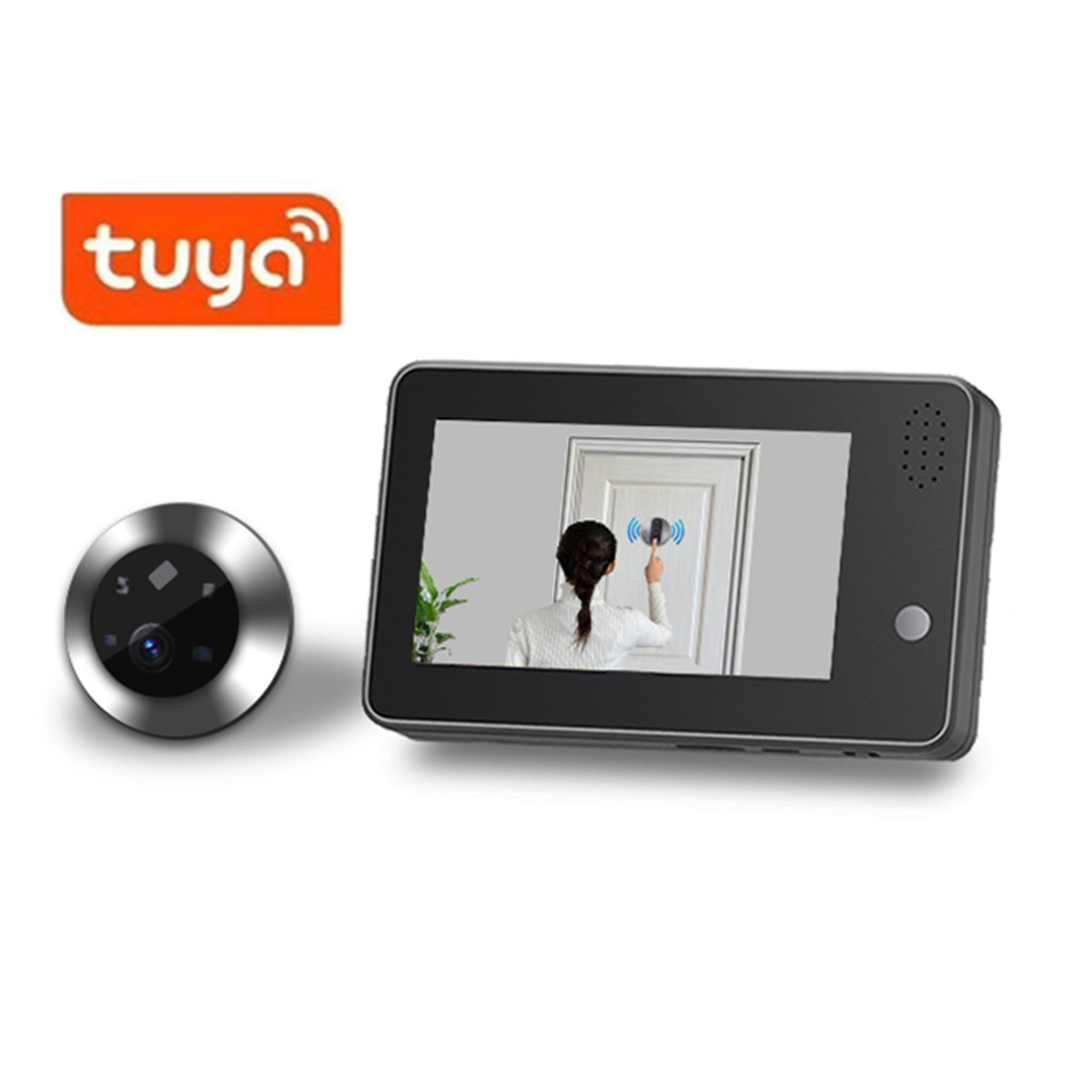 Bel Pintu WiFi Tuya Smartlife  - Home Security Indoor Cameras ulasan dan harga