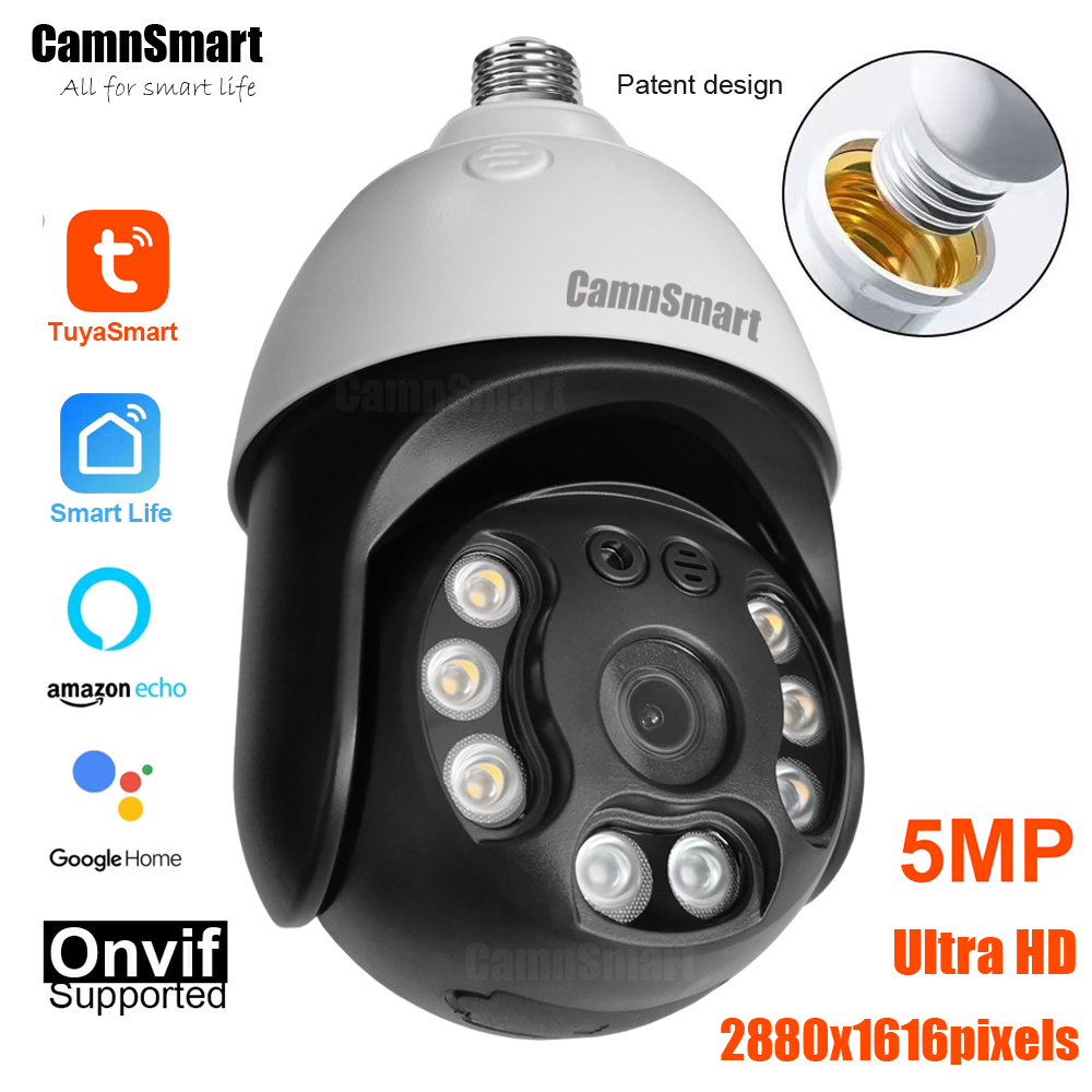 Camnsmart Tuya 5MP Alexa kamer - Home Security Google Camera ulasan dan harga