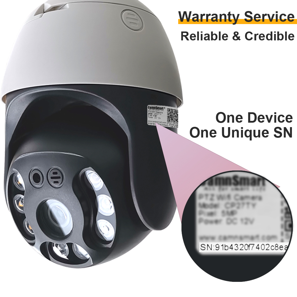 Camnsmart Tuya 5MP Alexa kamer - Home Security Google Camera ulasan dan harga
