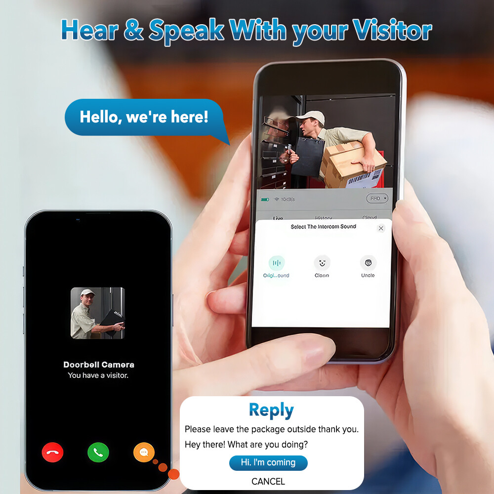 Bel Pintu Tuya dengan Kamera N - Home Security Bundle ulasan dan harga