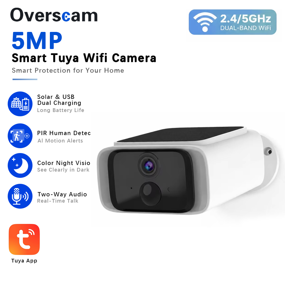 Kamera Keamanan Tenaga Surya T - Home Security Indoor Cameras ulasan dan harga