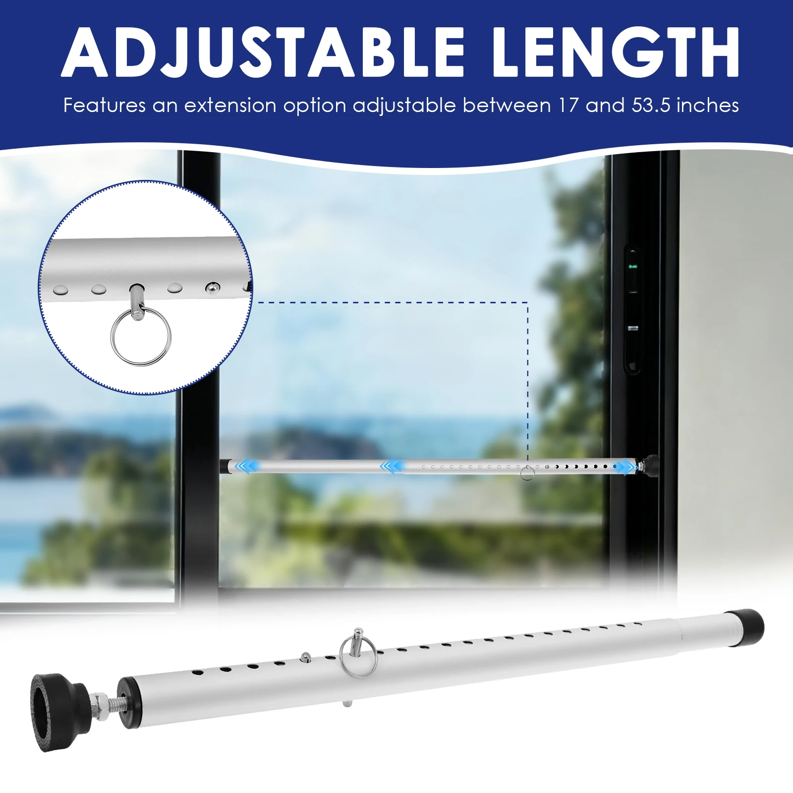 1/2 Buah Batang Pengaman Pintu - Home Security Jammers ulasan dan harga