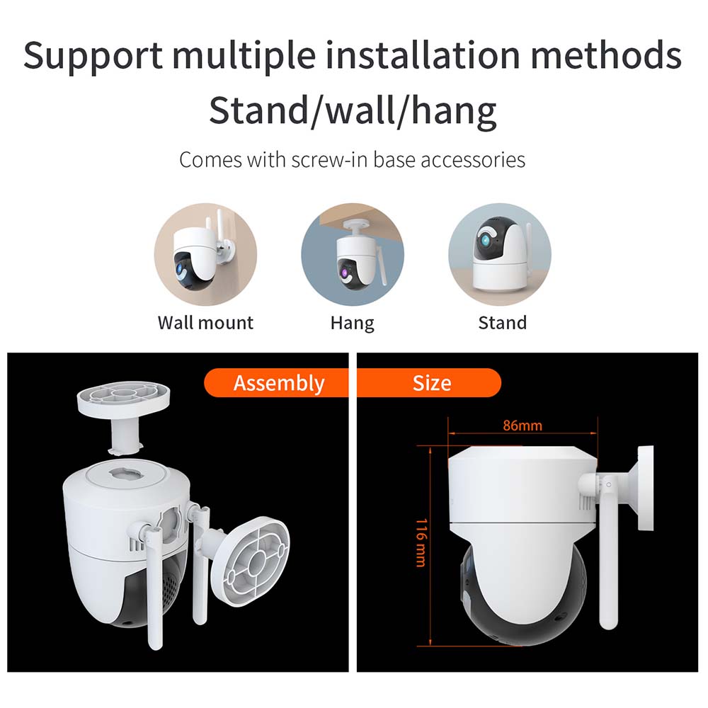 Kamera IP Tuya 5G WIFI 6MP Ale - Home Security Google Camera ulasan dan harga