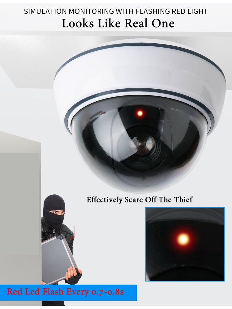 Kamera Kubah Palsu Hitam/Putih - Home Security And Camera Systems ulasan dan harga